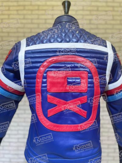 My Chemical Romance Party Poison Blue Leather Jacket