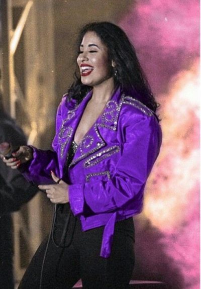 selena quintanilla purple jacket