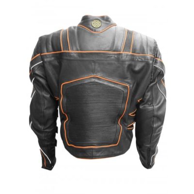 Hugh Jackman Black and Orange Jacket