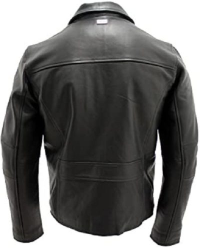 Infinity Mens Smart Black Harrington Jacket - Image 2
