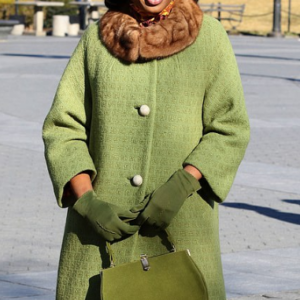 aretha franklin respect jennifer hudson green coat