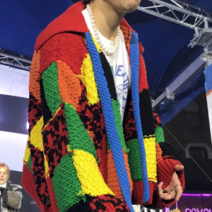 harry styles sweater colorful cardigan