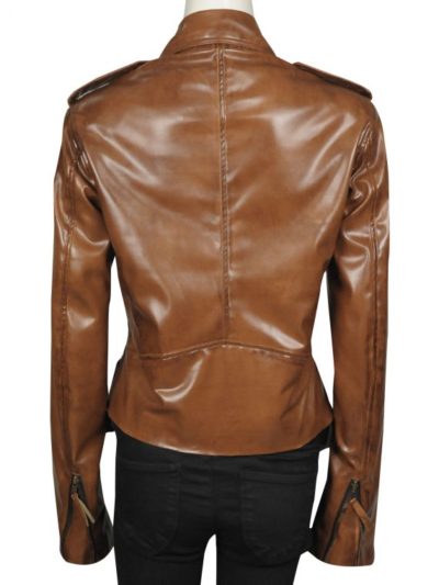 Kim Kardashian Stylish Leather Jacket - Image 3