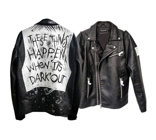 G eazy leather top jacket