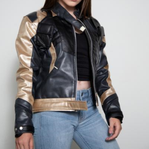 Gold and black stylish Jacket for women