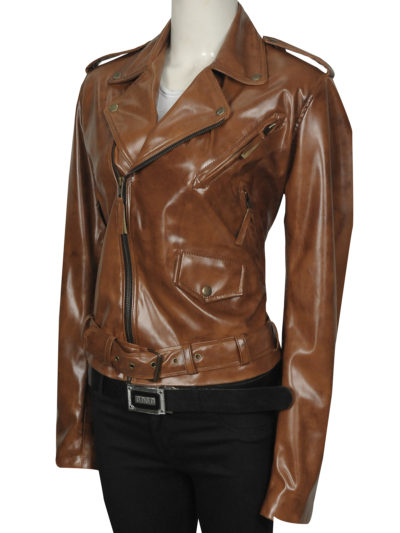 Kim Kardashian Stylish Leather Jacket - Image 2