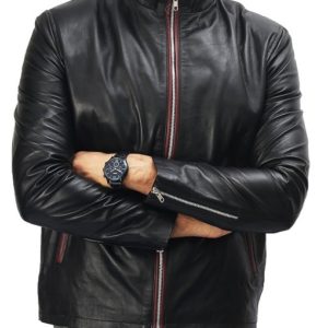 Red Zipper Jacket for Men