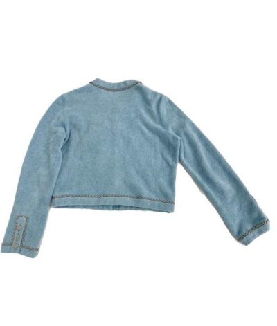 Emily Cooper's Chain trimmed sweater