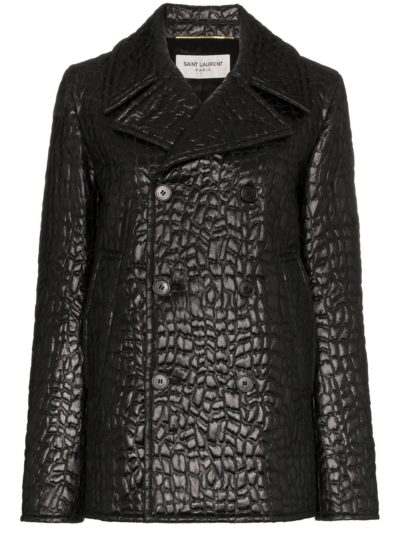the flight attendant cassie bowden crocodile style jacket