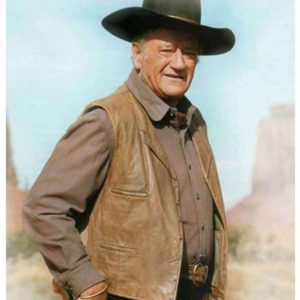 john wayne brown vest for Men