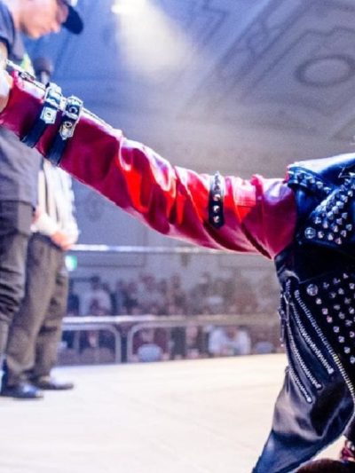 WWE Toni Storm Studded Leather Jacket - Image 4
