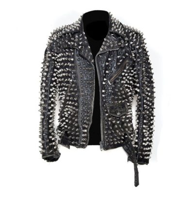 men-silver-studded-custom-patches-long-spike-brando-belted-rocker-jacket