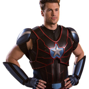 nick zano legends of tomorrow nate heywood steel leather vest