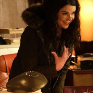 alex the mighty ducks game changers lauren graham fur hooded jacket