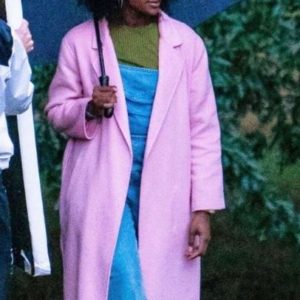 louise behind her eyes simona brown pink coat