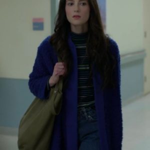 zoe levin bonding season 02 tiff shaggy fur coat