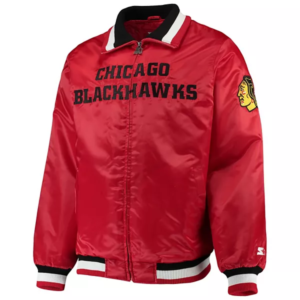 Chicago Blackhawks Captain II Satin Full-Zip Jacket