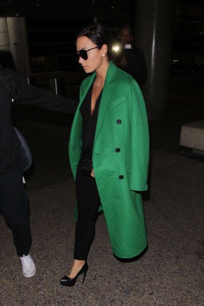 Demi Lovato Trench Coat