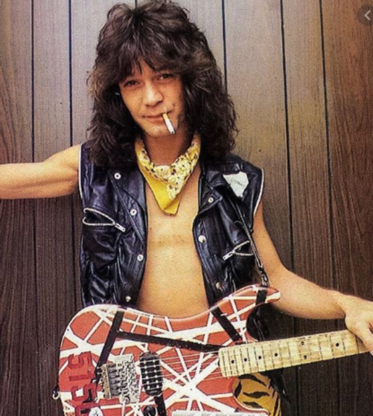 Eddie Van Halen Black Vest - Movie Leather Jackets