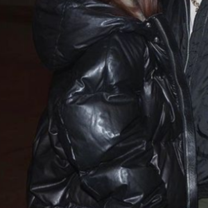 Kim Kardashian Black Hooded Jacket