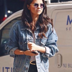 Selena Gomez Casual Denim Jacket