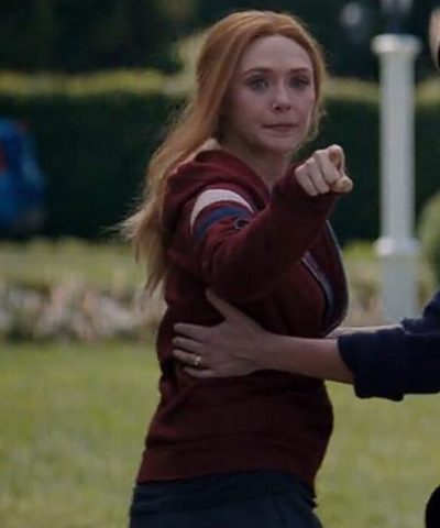 WandaVision Wanda Maximoff Red Hoodie