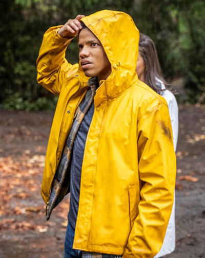 nancy drew ned nickerson yellow hooded jacket