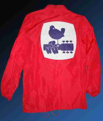 1969 woodstock red security cotton jacket