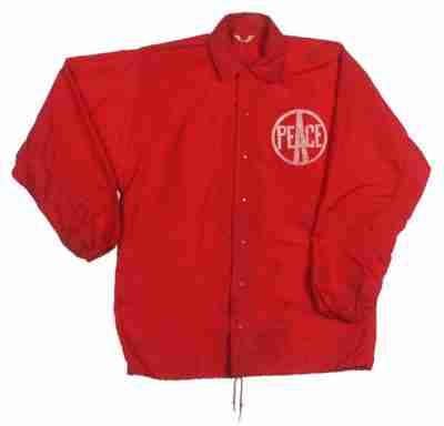 1969 woodstock red security jacket