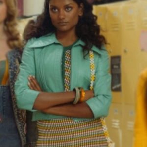 Olivia Sex Education Leather Jacket