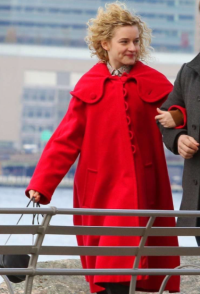 modern love julia garner coat