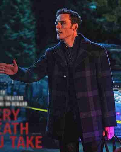 sam claflin every breath you take 2021 james plaid coat