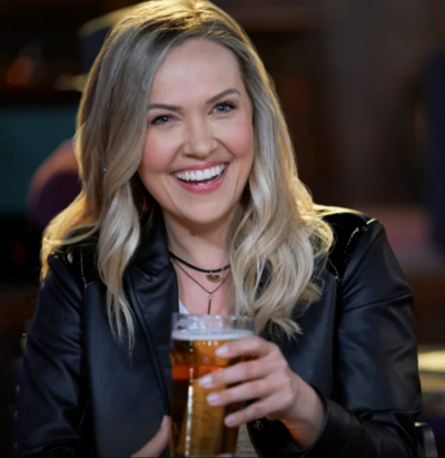 Chesapeake Shores Emilie Ullerup Black Leather Jacket