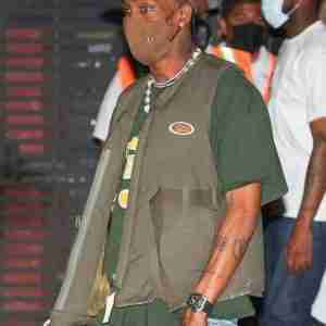 Travis Scott Olive Green Vest