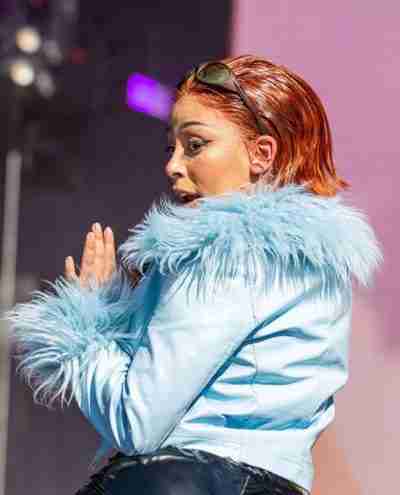 Doja Cat American Fur Collar Jacket