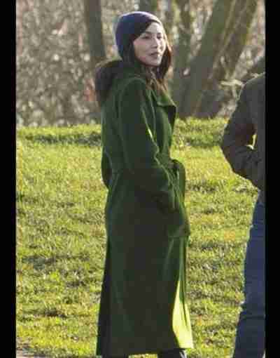 Eternals 2021 Gemma Chan Coat