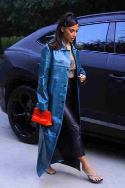 Kim Kardashian Trench Coat