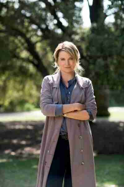 Lucy Lawless My Life Is Murder Trench Coat