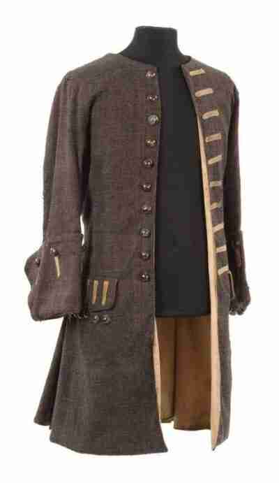 Pirates of The Caribbean Jack Sparrow Wool Coat - Image 3