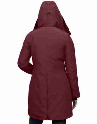 The Republic Of Sarah 2021 Stella Baker Parka Maroon Coat