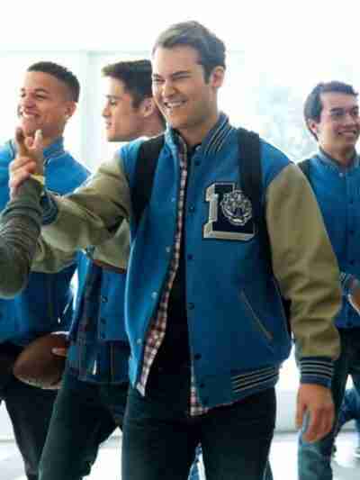 13 Reasons Why Letterman Blue Jacket