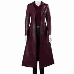 Dark Phoenix Jean Maroon Coat