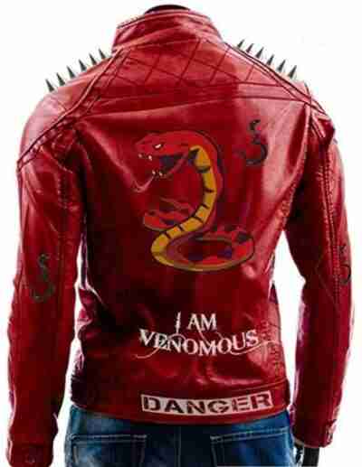 I Am Venomous Last Bite Snake Danger Spikes Jacket