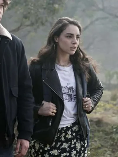 LA BREA Veroncia St. Clair black leather jacket