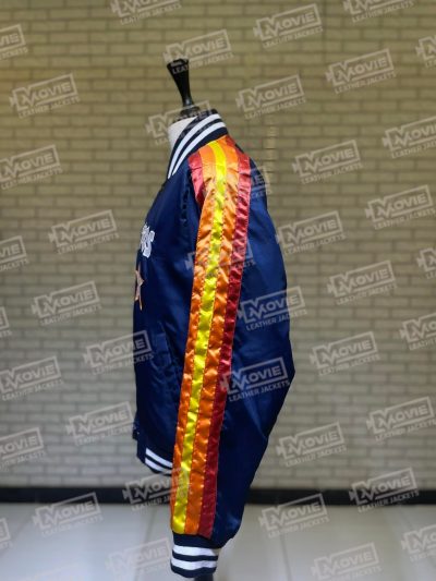 Mens Houston Bomber Blue Jacket