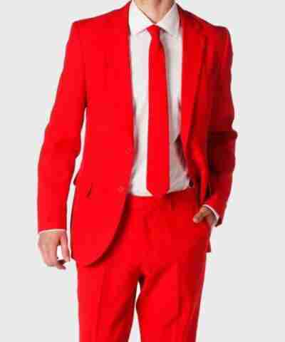 Mens Red Devil Suit