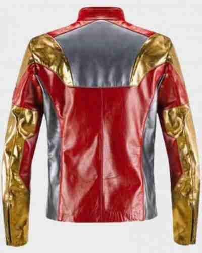 Spider-Man Homecoming Iron Man Leather Jacket - Image 2