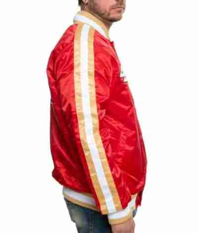 49ers SF Red Varsity Jacket