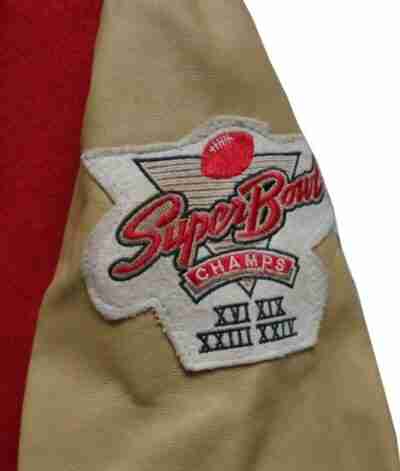 49ers Super Bowl Varsity Jacket