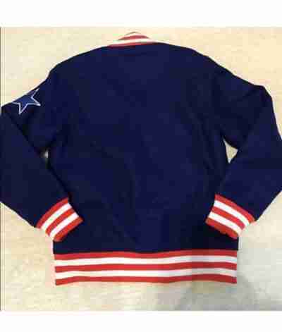 Atmos Cowboys Varsity Wool Blue Jacket